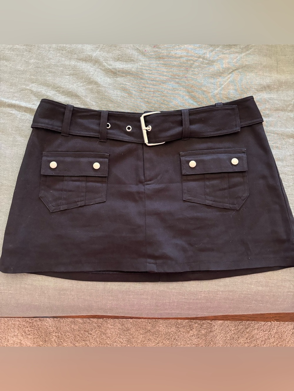 Tracy Evans Black Mini skort skirt Y2k vintage